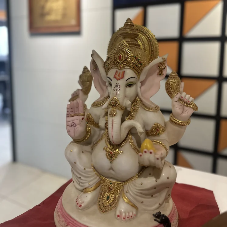 Ganesha idol at the Mindphin office reception